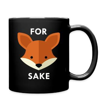 Oh! For Fox Sake - Full Color Mug - black - Right
