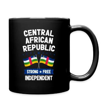Central African Republic - Full Color Mug - black - Right