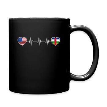 Central African Republic - Full Color Mug - black - Right