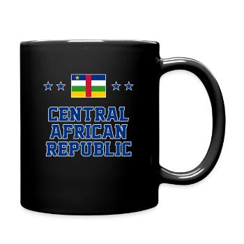 Central African Republic - Full Color Mug - black - Right