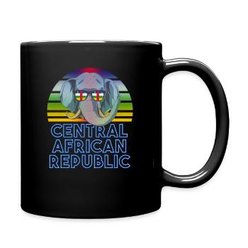 Central African Republic - Full Color Mug - black - Right