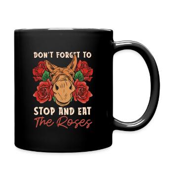 Donkey Don't Forget To Stop Animals Donkey Lover - Full Color Mug - black - Right