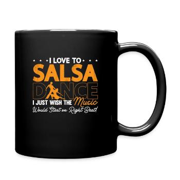 Salsa Dance I Love To Salsa Dancing Salsa Dancer - Full Color Mug - black - Right
