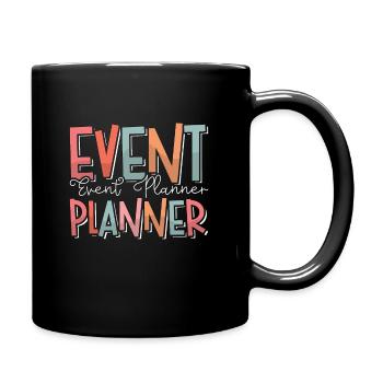 Events Coordinator Event Planner Loves Planning - Full Color Mug - black - Right