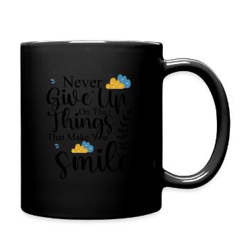 Positive Quotes Mental Health - Full Color Mug - black - Right