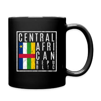 Central African Republic - Full Color Mug - black - Right