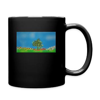 flowers Garden - Full Color Mug - black - Right