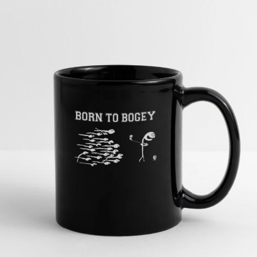 Funny Golf Gift for Men - Born To Bogey Tee - Full Color Mug