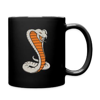 Cobra Snake - Full Color Mug - black - Right