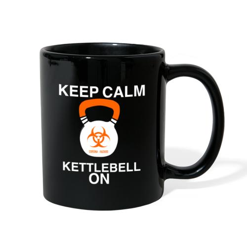 keep calm kettlebell on white - corona virus - Full Color Mug
