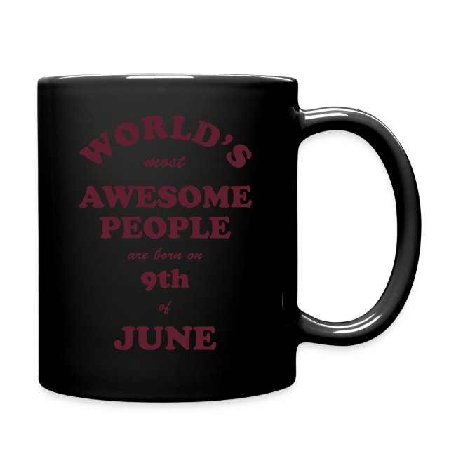 Most Awesome People are born on 9th of June