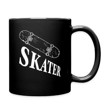 Skater - Full Color Mug - black - Right