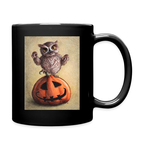 Funny Halloween Owl - Full Color Mug