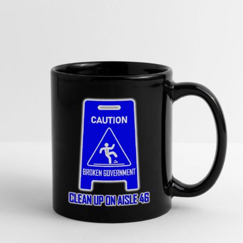 Broken Government 46 Blue - Full Color Mug