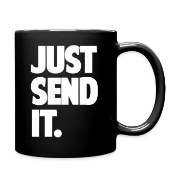 JUST SEND IT - Full Color Mug - black - Right