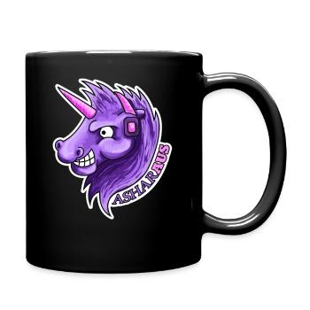 AsharAUS Twitch Logo Long Sleeve T Shirt - Full Color Mug - black - Right