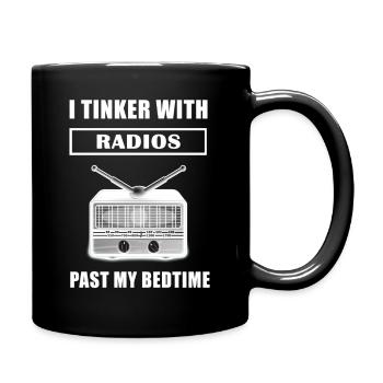 I Tinker With Radios Past My Bedtime - Full Color Mug - black - Right