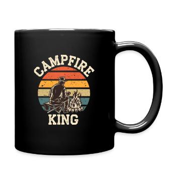 Campfire King - Full Color Mug - black - Right