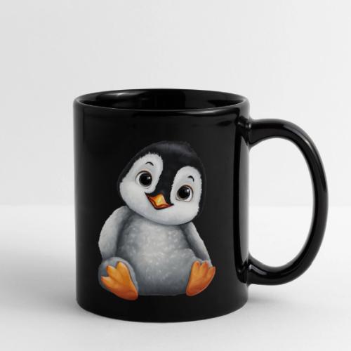 Innocent Penguin Sitting - Full Color Mug