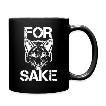 For Fox Sake - Full Color Mug - black - Right