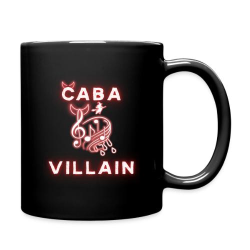CabaVillain - White Text - Full Color Mug