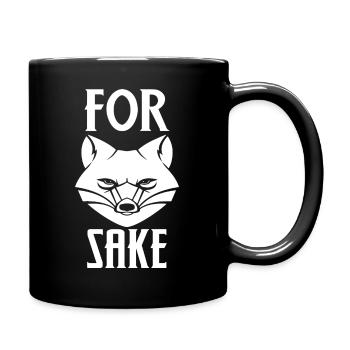 For Fox Sake - Full Color Mug - black - Right