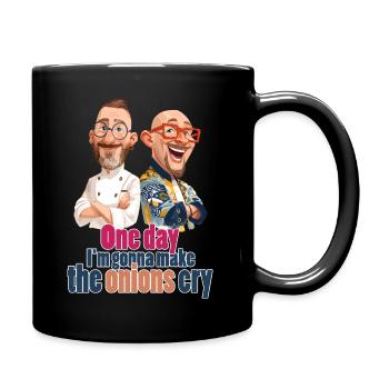 One Day I'm Gonna Make The Onions Cry | Chef Humor - Full Color Mug - black - Right