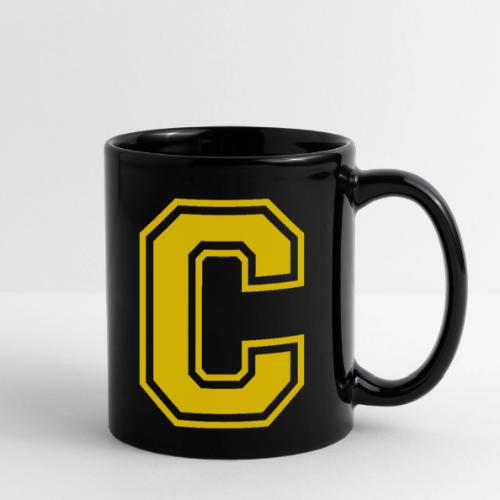 Letter C – Capital Athletic Alphabet Monogram - Full Color Mug