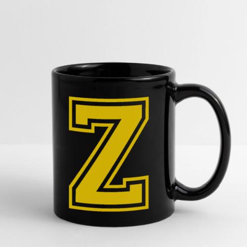 Letter Z – Capital Athletic Alphabet Monogram - Full Color Mug