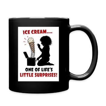 Funny Ice Cream Little Surprises Shirt - Full Color Mug - black - Right