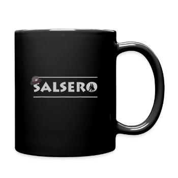 Salsero and Latin music is the best for Salsa - Full Color Mug - black - Right