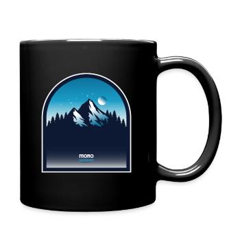 Mono Outdoors Night Mountain - Full Color Mug - black - Right