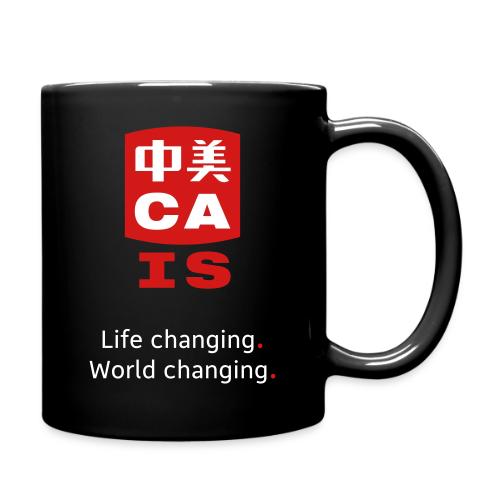 CAIS Logo (Life Changing World Changing) on Black - Full Color Mug