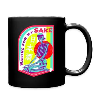 Waiting for my sake. - Full Color Mug - black - Right