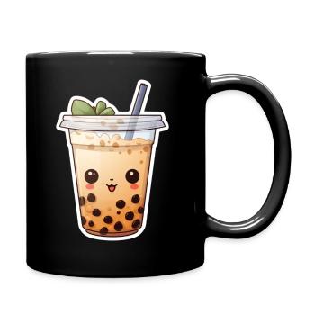 Bubble tea - Full Color Mug - black - Right