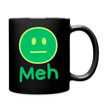 Meh - Full Color Mug - black - Right