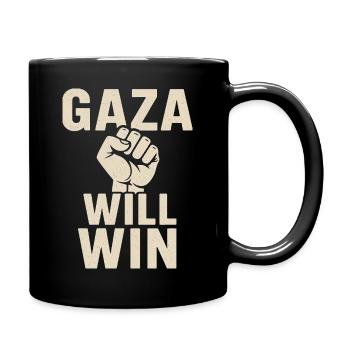 Victory Hand Graphic – Empowerment and Strength - Full Color Mug - black - Right