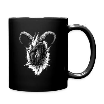 Goat monster - Full Color Mug - black - Right