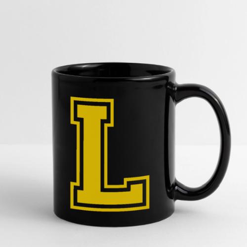 Letter L – Capital Athletic Alphabet Monogram - Full Color Mug