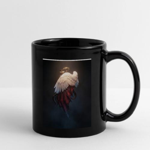 Angel vs Demon Wings Dark Aesthetic Gothic T-Shirt - Full Color Mug