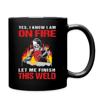 Construction Worker Metal Welder - Full Color Mug - black - Right