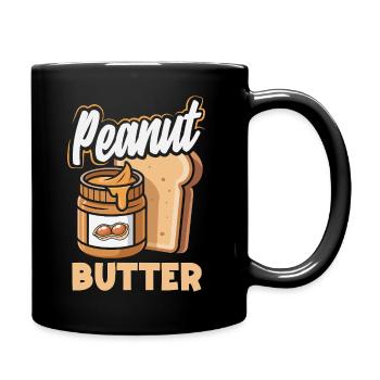 Cute Peanut Butter and Jelly Matching Friend - Full Color Mug - black - Right