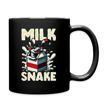 Milk Snake On Milk Animal - Full Color Mug - black - Right