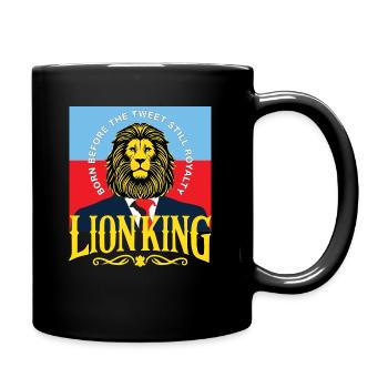 Born before the Tweet still Royalty - Full Color Mug - black - Right