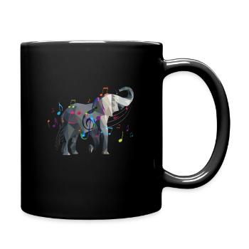 Music Elephant Elephant Elephant - Full Color Mug - black - Right