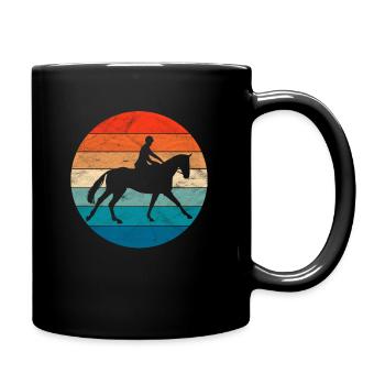 Equestrian Sport - Full Color Mug - black - Right