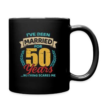 Golden wedding anniversary - Full Color Mug - black - Right