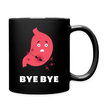 Gastric Sleeve Bye Bye - Full Color Mug - black - Right