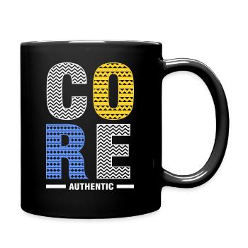 core essential - Full Color Mug - black - Right