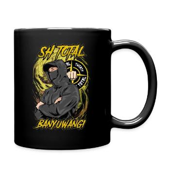 sh total Banyuwangi Tshirt unisex - Full Color Mug - black - Right